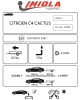 Фаркоп Imiola для Citroen C4 Cactus c 2014-