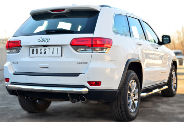 Фото Защита заднего бампера d76 (дуга) JEEP Grand Cherokee 2013-