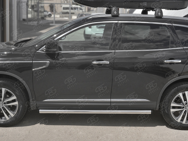 Фото Пороги труба d63 (вариант 2) RENAULT KOLEOS 2017-