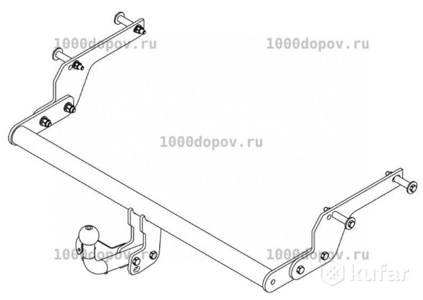 фото Фаркоп AvtoS для Renault Sandero Stepway II (2013-2022)