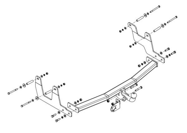 фото Фаркоп AvtoS для RENAULT Dokker с 2017-