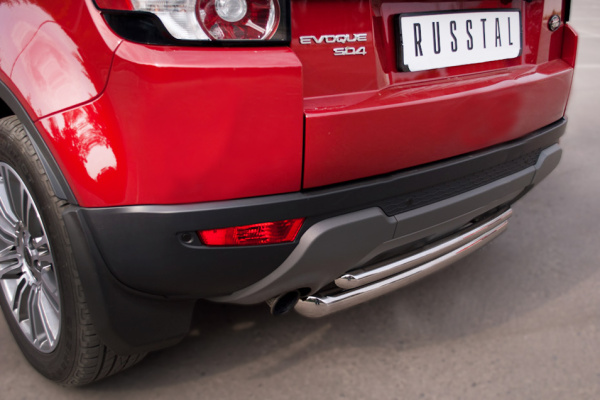 Фото Защита заднего бампера d63_42 (дуга) LAND ROVER Range Rover Evoque Prestige u Pure 2011-2017