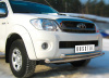 Защита переднего бампера d63/63 (дуга) TOYOTA Hilux 2009-2014