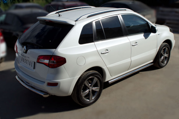 Фото Пороги труба d63 (вариант 2) RENAULT Koleos 2012-2016