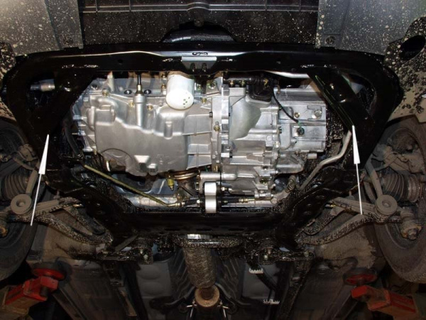 Фото Защита Альфеко для картера двигателя и кпп Mazda (Мазда) 6 (V-все, 2007-2012)