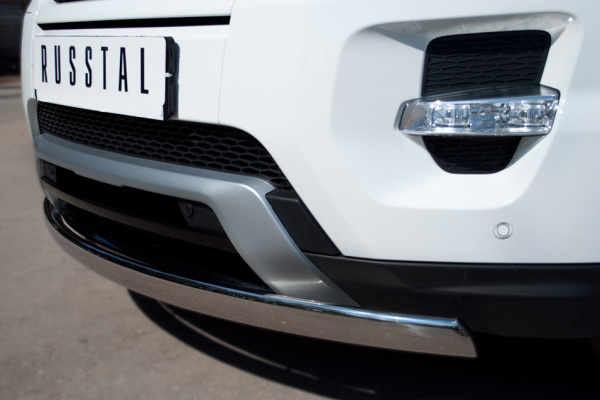 Фото Защита переднего бампера 75х42 овал LAND ROVER Range Rover Evoque Dynamic 2011-2017