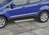 Фото Пороги алюминиевые Rival "Silver" для Ford Ecosport 2014-