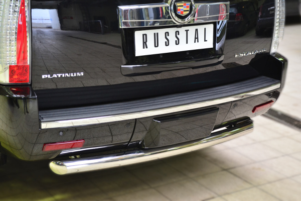 Фото Защита заднего бампера d76 (дуга) CADILLAC Escalade 2007-2015