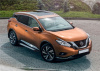 Пороги алюминиевые Rival "Bmw-Style" для Nissan Murano 2016-