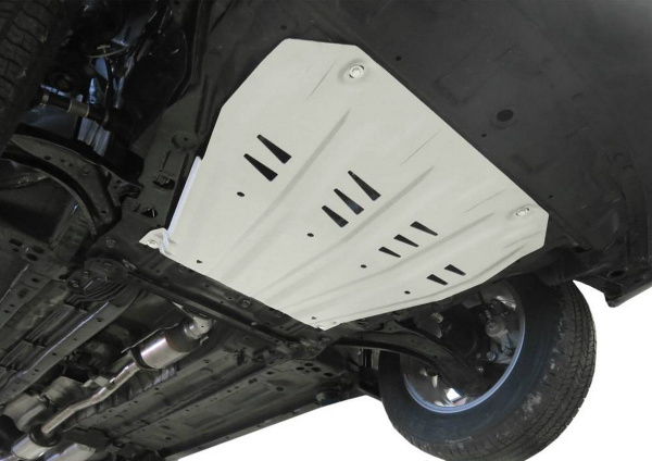 Фото Защита картера и КПП Rival для Nissan X-Trail 2007-2015, алюминий 4 мм, с крепежом, 333.4158.1