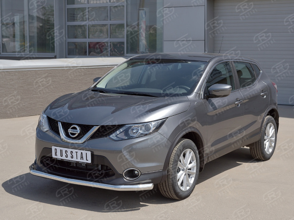 Фото Защита переднего бампера d63 секция NISSAN QASHQAI 2015 SPB