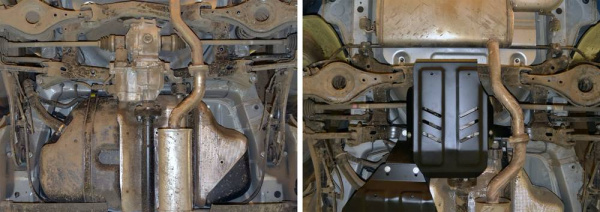 Фото Защита редуктора Автоброня для Hyundai Creta, 4WD, V - 2,0 2016-