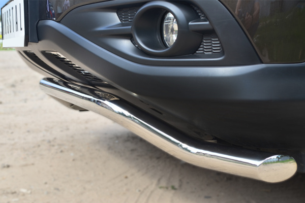 Фото Защита переднего бампера d63 (волна) HONDA CR-V 2.4 2013-2015