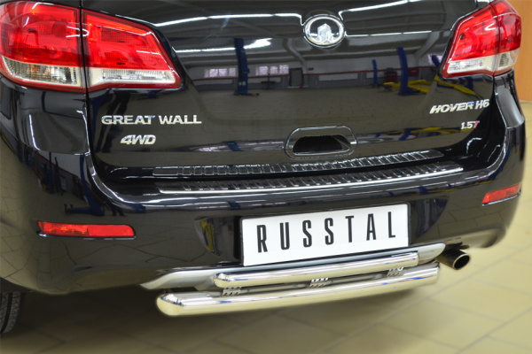 Фото Защита заднего бампера d63 (дуга) d42 (дуга) GREAT WALL Hover H6 2012-2013