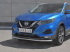 Фото Защита переднего бампера d42 секции NISSAN QASHQAI 2019-