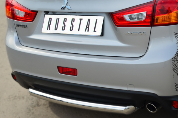 Фото Защита заднего бампера d63 (дуга) MITSUBISHI ASX 2012-2016