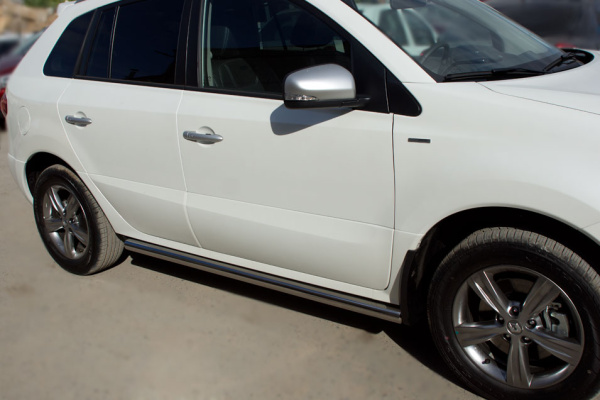 Фото Пороги труба d63 (вариант 3) RENAULT Koleos 2012-2016