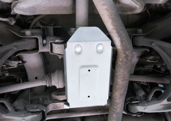 Фото Защита редуктора Rival для Mercedes-Benz GLE внедорожник 5-дв., купе 2015-н.в., алюминий 4 мм, с крепежом, 333.3924.1