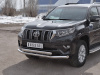 Фото Защита переднего бампера d76 секции-d75х42 дуга TOYOTA LC PRADO 150 2017-