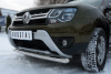 Фото Защита переднего бампера d63 (дуга) RENAULT Duster 2015-