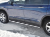 Фото Пороги труба 120х60 овал с проступью HONDA PILOT 2016-