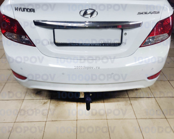 фото Фаркоп AvtoS для Hyundai Solaris I седан/ хэтчбек (2010-2017) 