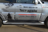 Пороги труба d42 варинат 3) MITSUBISHI Pajero 4 2012-2014