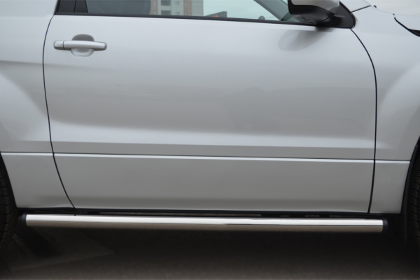 Фото Пороги труба d63 (вариант 2) SUZUKI Grand Vitara 3дв. 2012-2016