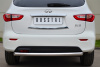 Защита заднего бампера d63 (дуга) INFINITI JX35-QX60 2013-2016