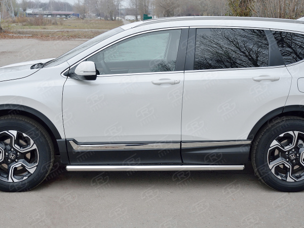 Фото Пороги труба d63 (вариант 3) HONDA CR-V 2017-