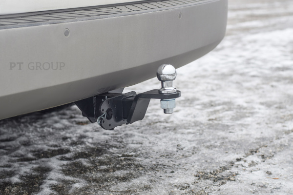 фото Фаркоп под съемное квадратное крепление Hyundai H-1 с 2007 - / STAREX c 2007