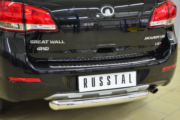 Фото Защита заднего бампера d76 (дуга) GREAT WALL Hover H6 2012-2013