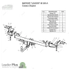 фото Фаркоп Leader Plus (Россия) для Mitsubishi Grandis (2003-2011)