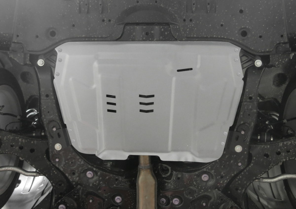 Фото Защита картера и КПП Rival для Toyota Camry 2011-2014 2014-2018, алюминий 4 мм, с крепежом, 333.9519.1