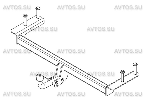 Фаркоп AvtoS для CITROEN C4 (2013-)