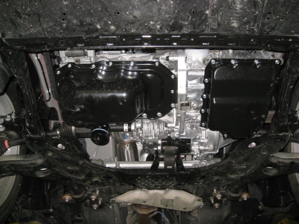 Фото Защита Альфеко для картера двигателя и кпп Mazda (Мазда) CX-5 (V-все, 2011-2017-)