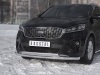 Фото Защита переднего бампера d63 секции-d75x42 дуга KIA SORENTO PRIME 2018-