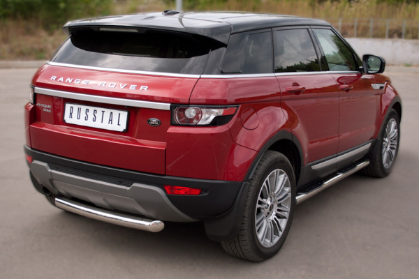 Фото Защита заднего бампера d76 (дуга) LAND ROVER Range Rover Evoque Prestige u Pure 2011-2017