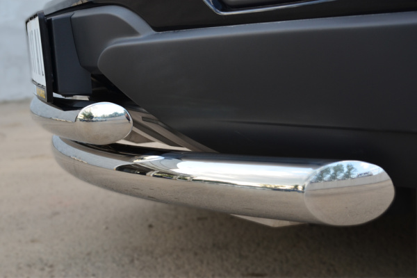 Фото Защита переднего бампера d76 (дуга) d63 (дуга) OPEL ANTARA 2012-