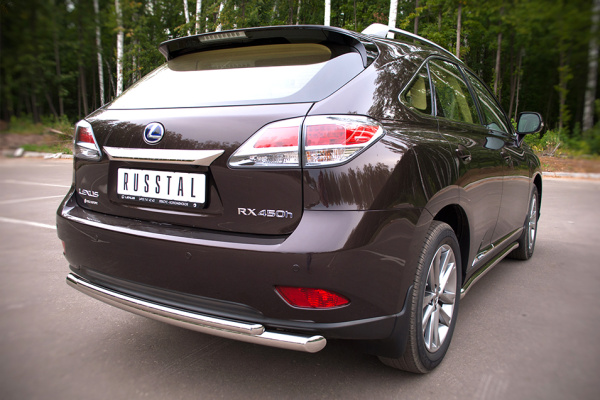 Фото Защита заднего бампера d63/42 Lexus RX270/350/450 2009-2012