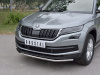 Фото Защита переднего бампера d42 секции SKODA KODIAQ 2017-