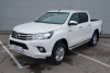 Фото Пороги труба d42 с листом (лист нерж,проф.нерж)(вариант 3) TOYOTA Hilux 2015-