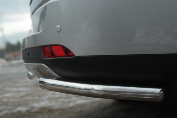 Фото Защита заднего бампера уголки d63(секции) GREAT WALL Hover H3 2014-