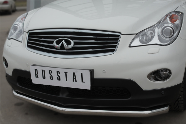 Фото Защита переднего бампера d63 (секции) INFINITI QX 50 2014-2016
