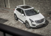 Пороги алюминиевые Rival "Silver" для Cadillac XT5 2017-