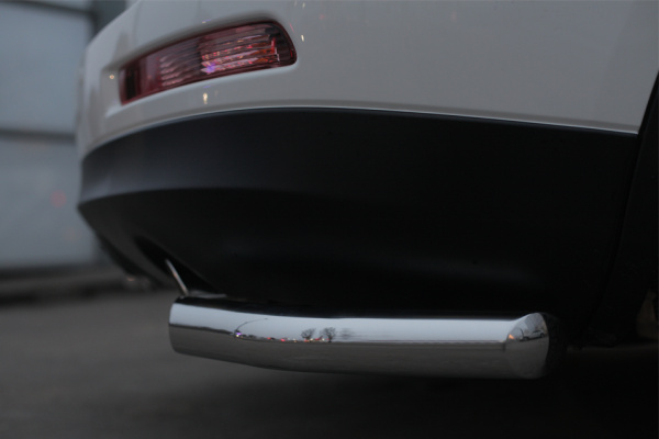 Фото Защита заднего бампера уголки d63(секции) INFINITI QX 50 2014-2016