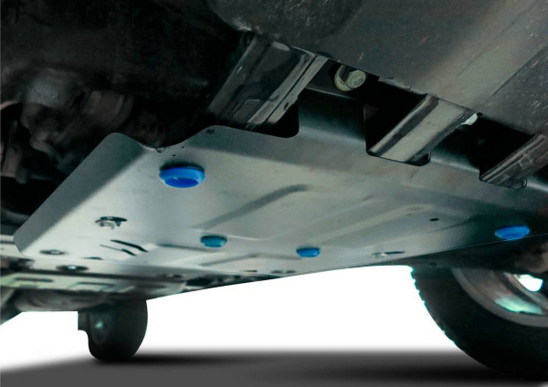 Фото Защита картера Rival для Volkswagen Amarok 2016-н.в., алюминий 4 мм, с крепежом, 333.5851.1