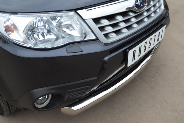 Фото Защита переднего бампера d76 (дуга) SUBARU Forester 2008-2012