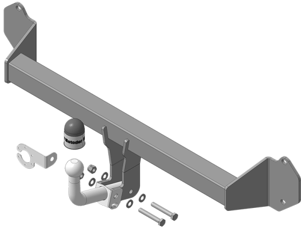 Фаркоп Мотодор с оцинкованным шаром на BMW 2 (F45, F46) 2014-2022