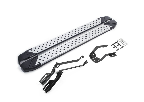 Фото Пороги алюминиевые Rival "Bmw-Style" для Ford Explorer 2011-2015-